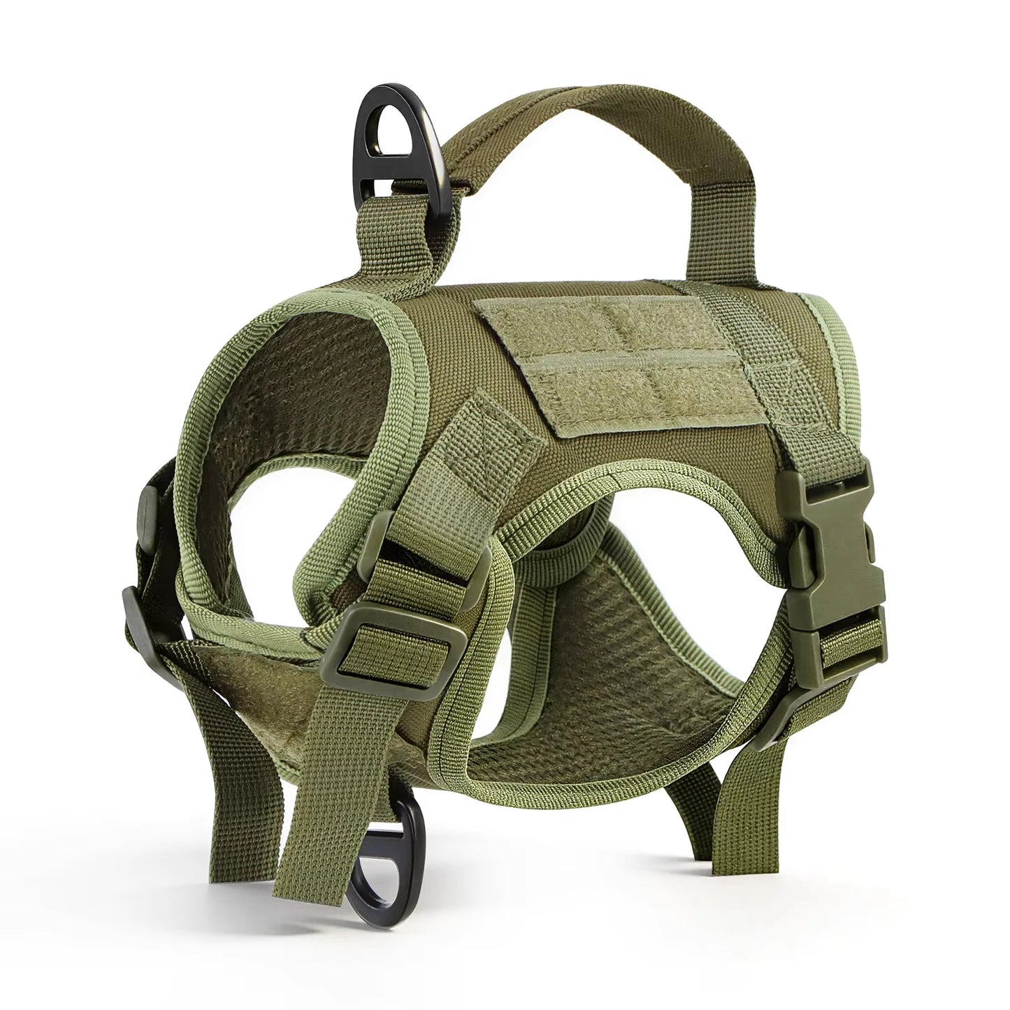 Tactical Cat Harness Adjustable And Leash Set Escape Proof Soft Mesh With Handle