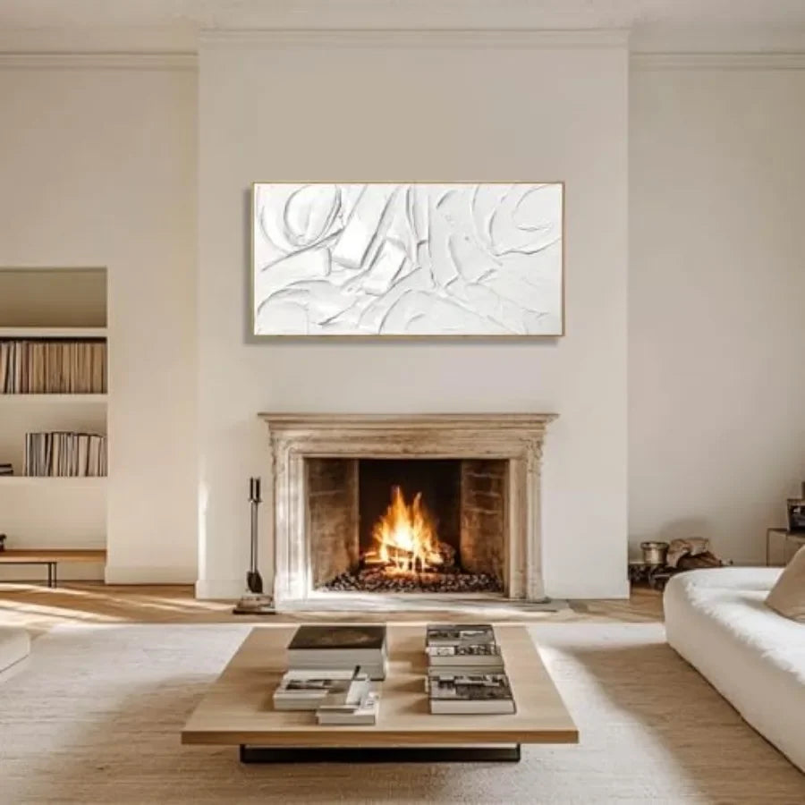 Abstract Modern Wall Art Poster On Canvas Framed Decor