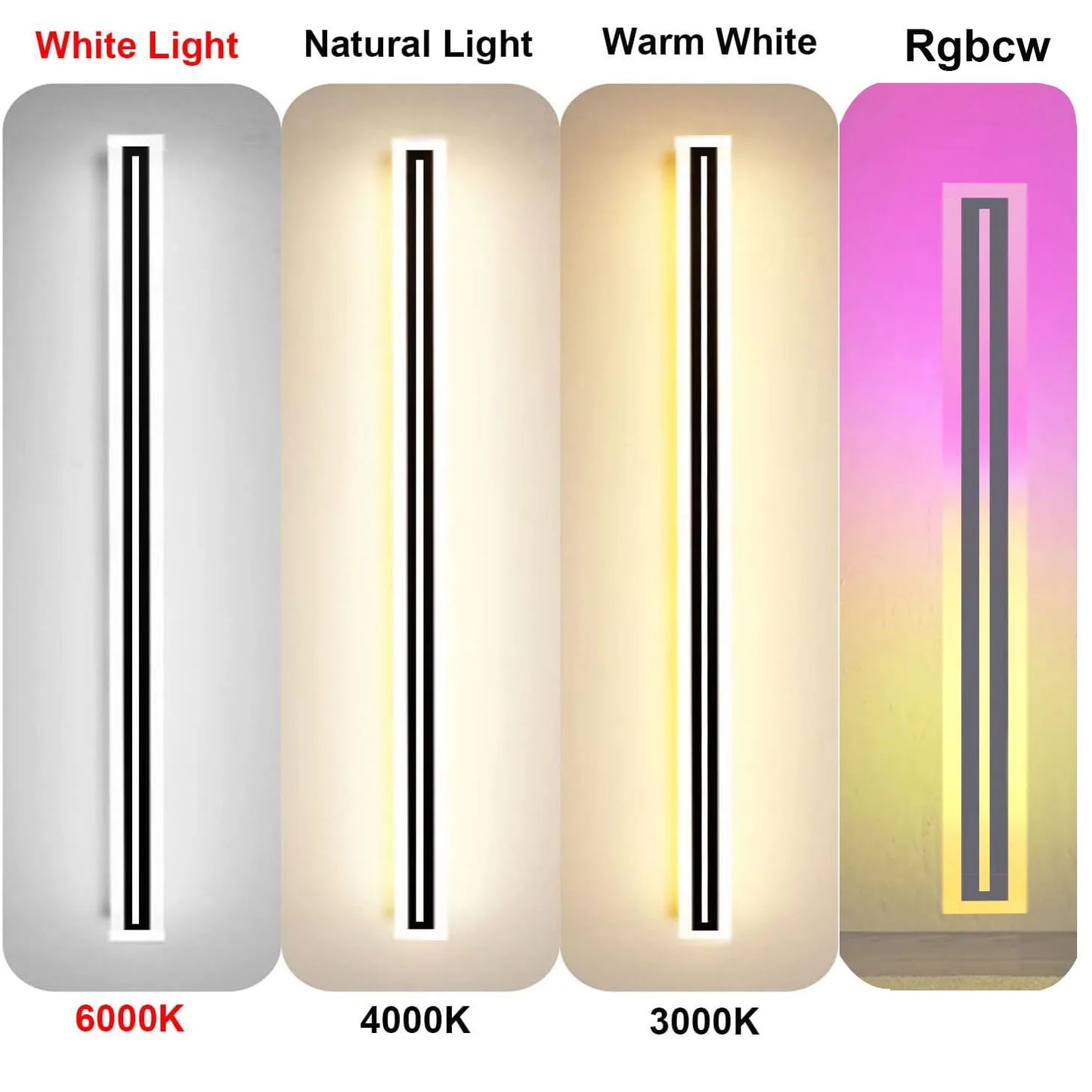 Outdoor Modern LED Wall Sconce IP67 Frosted Acrylic