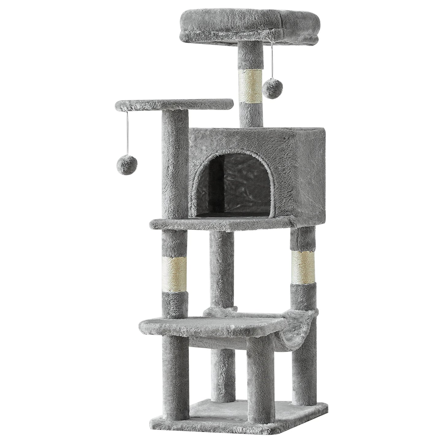 JHK Cat Tree Tower For Indoor MultiCat Scratching Posts