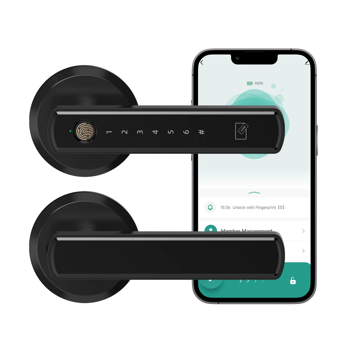 Viladepot Smart Lock With Fingerprint Biometric App Control Keypad