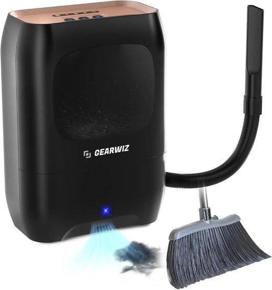 Touchless Automatic Vacuum Dustpan With Nozzle For Hands Free Cleaning