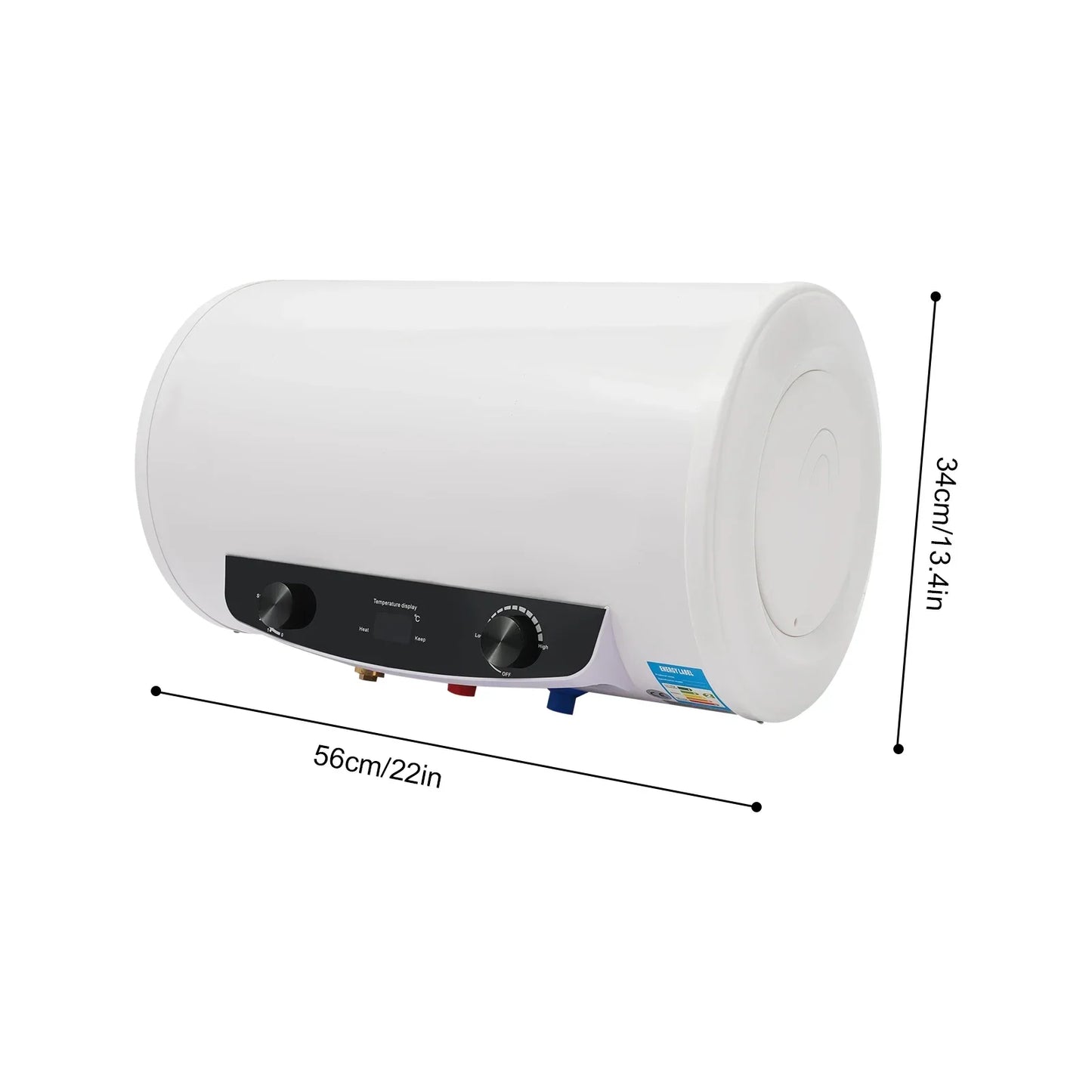 Wall Mounted Electric Water Heater 1500W IPX4 Waterproof 110V