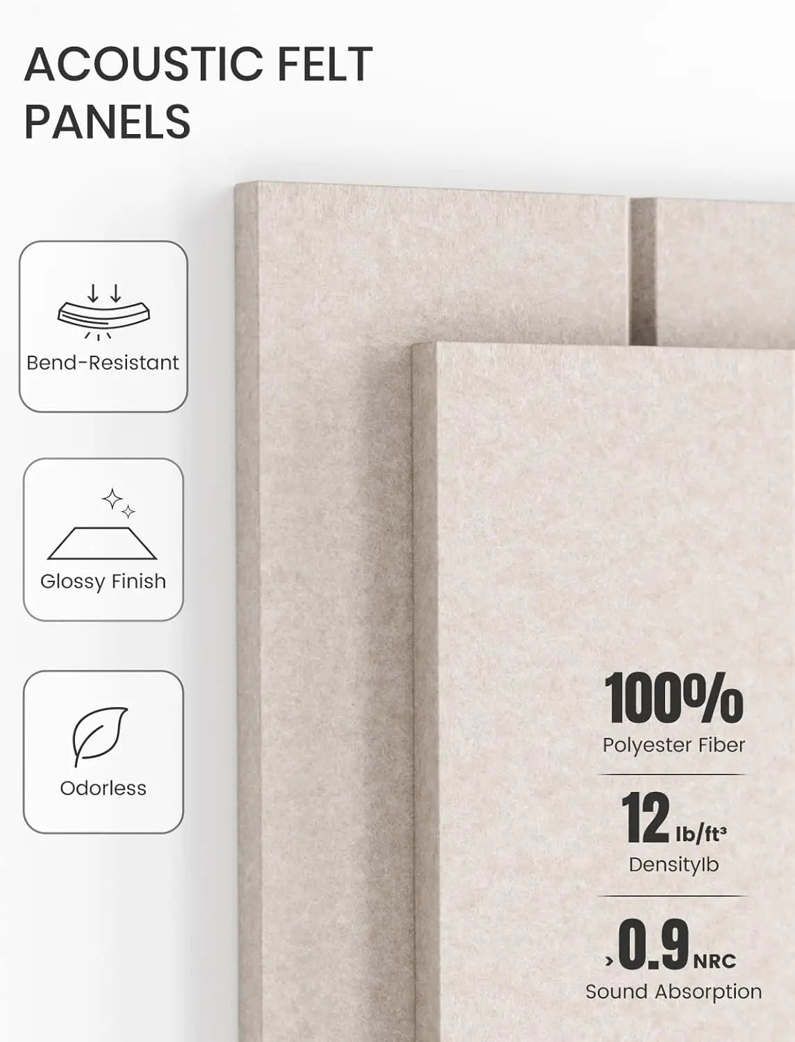 Felt Bulletin Board Tiles 12 Pack With Adhesive Tabs Office
