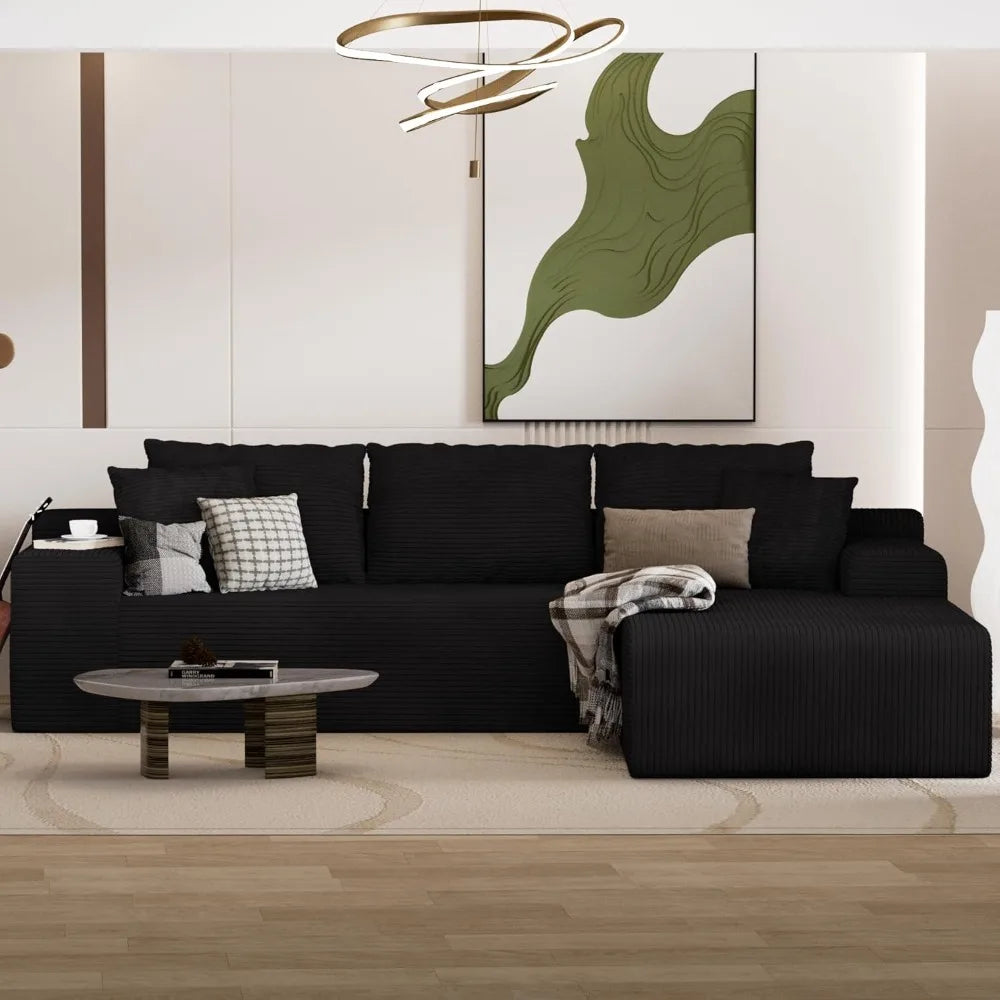 Cloud Sectional Sofa With Chaise Modern Modular L Shaped Sofa
