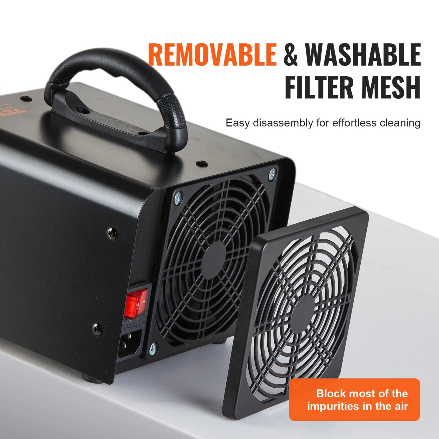 VEVOR Ozone Generator 12000 24000 36000 Mgh Odor Remover