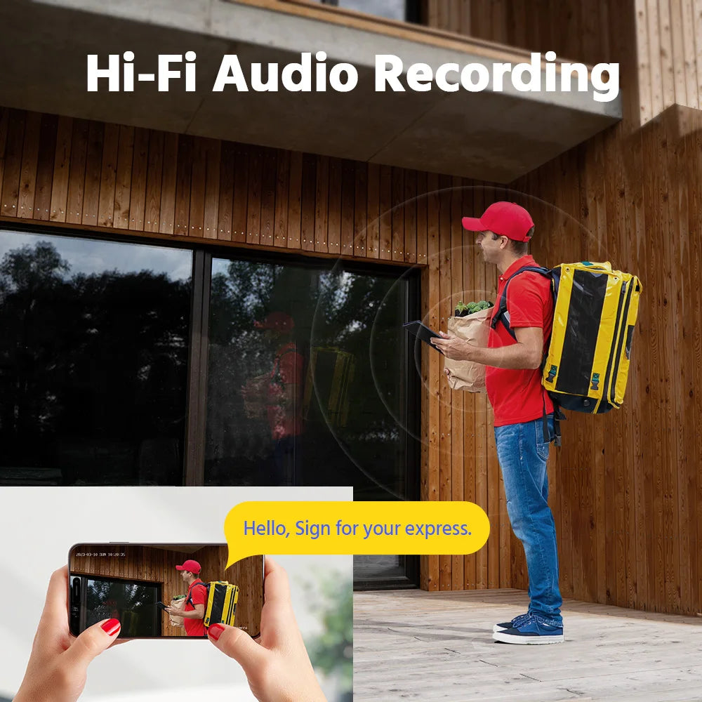 ANNKE 8MP 4K IP Camera With PoE And Motion Detection
