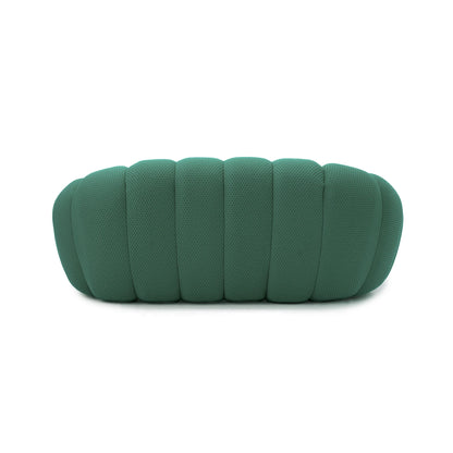 Sdorens Modern Curved Boneless Sofa 3D Knitted Loveseat